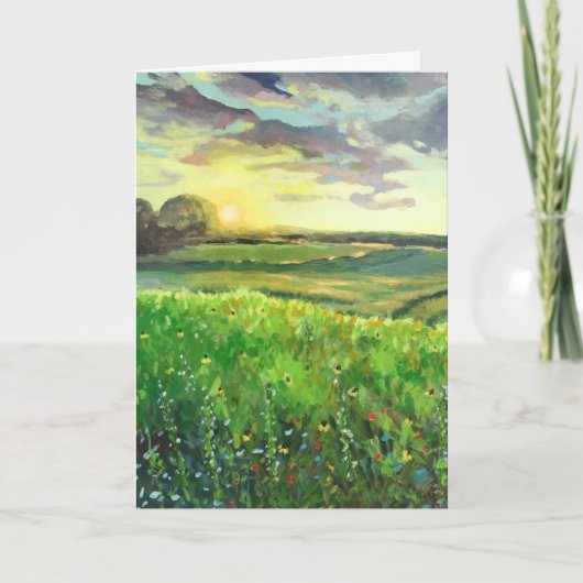 Standard, 5" x 7" geklappte Grußkarte BLANK Karte (Vorderseite)