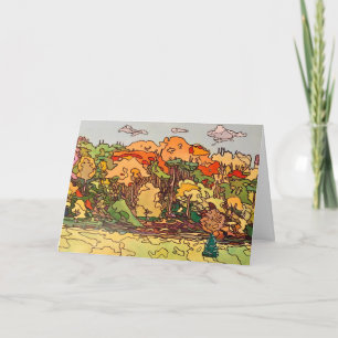 Standard, 5" x 7" geklappte Grußkarte Karte