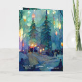 Standard, 5" x 7" geklappte Grußkarte Karte (Rückseite)