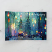 Standard, 5" x 7" geklappte Grußkarte Karte (Innenseite)