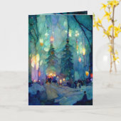 Standard, 5" x 7" geklappte Grußkarte Karte (Gelbe Blume)