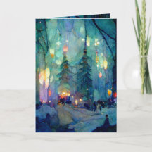 Standard, 5" x 7" geklappte Grußkarte