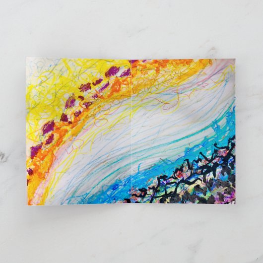 Standard, 5" x 7" geklappte Grußkarte Karte (Innenseite)