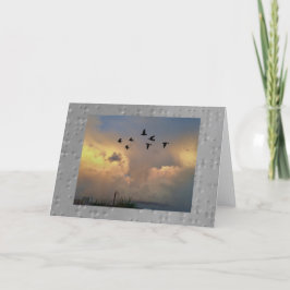 Standard, 5" x 7" geklappte Grußkarte Karte