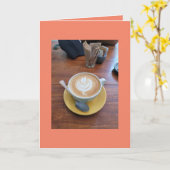 Standard, 5" x 7" geklappte Grußkarte Karte (Gelbe Blume)