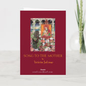 Standard, 5" x 7" geklappte Grußkarte Karte (Rückseite)