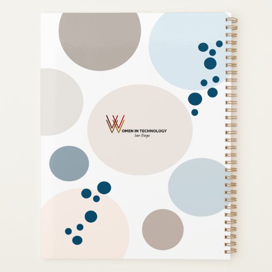 Standard (8,5" x 11"), Hardcover, Black Spiral Pl Planer (Rückseite)