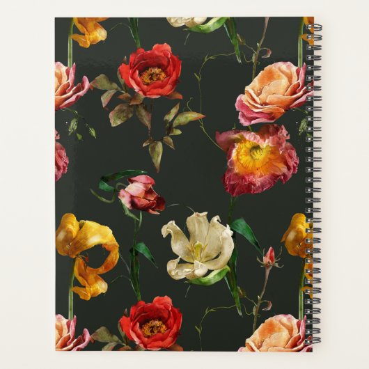 Standard (8,5" x 11"), Hartabdeckung, schwarzer Sp Planer (Rückseite)