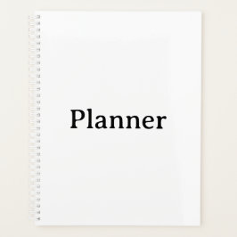 Standard 8,5" x 11" Hartcover, weiße Spirale  Planer