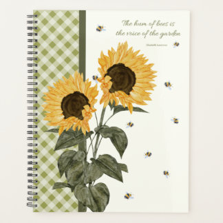 Standard (8,5" x 11"), Soft Cover, Black Spiral Pl Planer