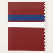 Standard (8,5" x 11"), Soft Cover, Black Spiral Planer (Rückseite)