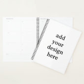 Standard 8,5" x 11" Softcover, schwarze Spirale Planer (Anzeige)