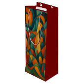 Standard Akkorde Geschenktüte Für Weinflaschen (Rückseite Schrägansicht)