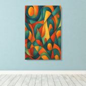 Standard Akkorde Leinwanddruck (Insitu (Holzboden))