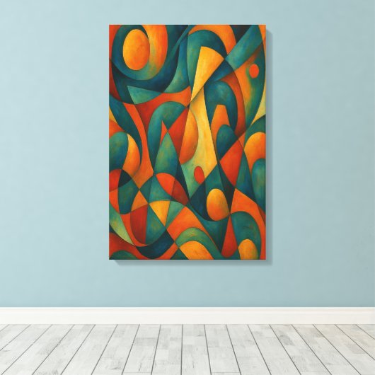 Standard Akkorde Leinwanddruck (Insitu (Holzboden))