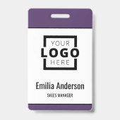 Standard-Barcode-Mitarbeiter für kundenspezifische Ausweis (Front)