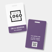 Standard-Barcode-Mitarbeiter für kundenspezifische Ausweis (Front & Back)