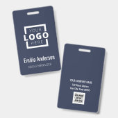 Standard-Barcode-Mitarbeiter für kundenspezifische Ausweis (Vorder- & Rückseite)