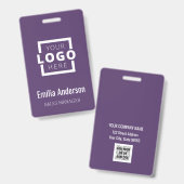 Standard-Barcode-Mitarbeiter für kundenspezifische Ausweis (Front & Back)