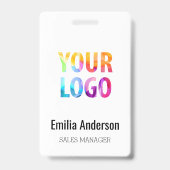 Standard-Barcode-Mitarbeiter für kundenspezifische Ausweis (Front)