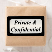 Standard Business Private Large Label (Insitu)