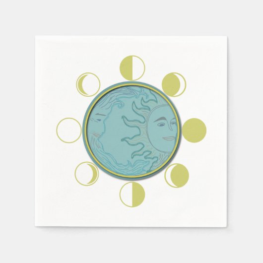 Standard Cocktail MOON PHASES Serviette (Vorderseite)