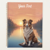 Standard Collie am See Planer (Vorderseite)