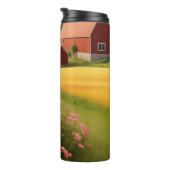 Standard-Collie in der Landwirtschaft Thermosbecher (Nach rechts gedreht)