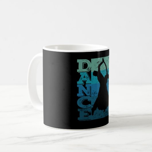 Standard Dance Dancing Couple Quickstep Kaffeetasse (Vorderseite Links)