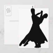 Standard Dance Postkarte (Vorne/Hinten)