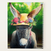 Standard-Donkey/Burro in Rose/daisy-Blume, dass Planer (Rückseite)