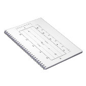 Standard Dressage Arena Template Wettbewerb Notizblock (Rechte Seite)