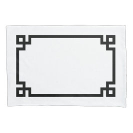 Standard für griechische Schlüsselgrenzen in Schwa Kissenbezug