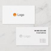 Standard für Ihr Unternehmen Visitenkarte (Vorne/Hinten)