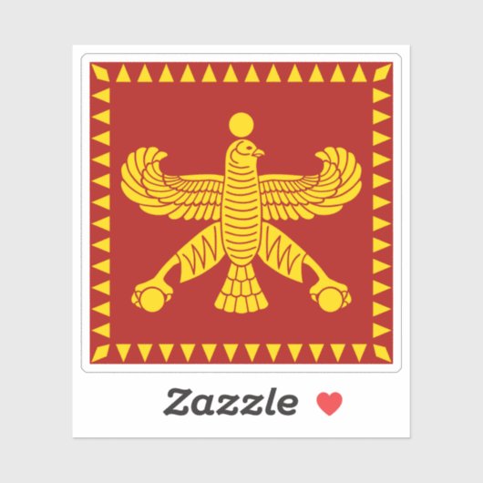 Standard für Kyros den Großen Aufkleber (Blatt)