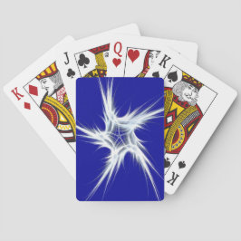 Standard-Index-Karten Abstrakt blau/weiß Spielkarten