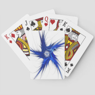 Standard-Index-Karten Abstrakt blau/weiß Spielkarten
