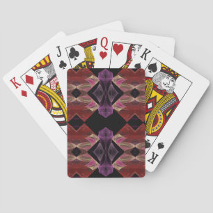 Standard-Indexgestaltung Abstraktes Fraktal-Design Spielkarten