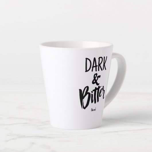 Standard Latte Mug - Dark & Bitter Milchtasse (Rechte Ecke)
