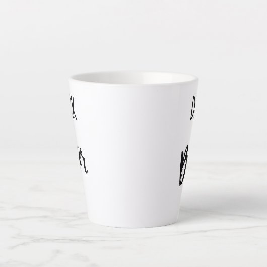 Standard Latte Mug - Dark & Bitter Milchtasse (Vorderseite)