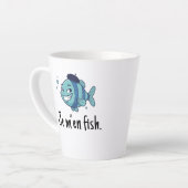Standard Latte Mug - Je m'en fish Milchtasse (Linke Ecke)
