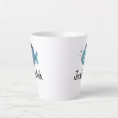 Standard Latte Mug - Je m'en fish Milchtasse (Vorderseite)