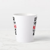 Standard Latte Mug - Leave me Alone Milchtasse (Vorderseite)