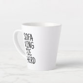 Standard Latte Mug - Sofa King Tie Herd Milchtasse (Linke Ecke)