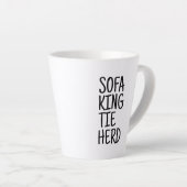 Standard Latte Mug - Sofa King Tie Herd Milchtasse (Rechte Ecke)