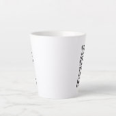 Standard Latte Mug - Sofa King Tie Herd Milchtasse (Vorderseite)