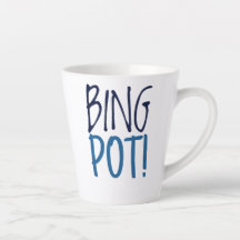 Standard Latte Tasse - Bing Pot!
