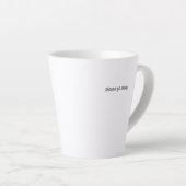 Standard Latte Tasse - Bitte geh weg. (Rechte Ecke)