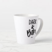 Standard Latte Tasse - Dunkel und Bitter (Rechte Ecke)