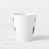 Standard Latte Tasse - Dunkel und Bitter (Vorderseite)
